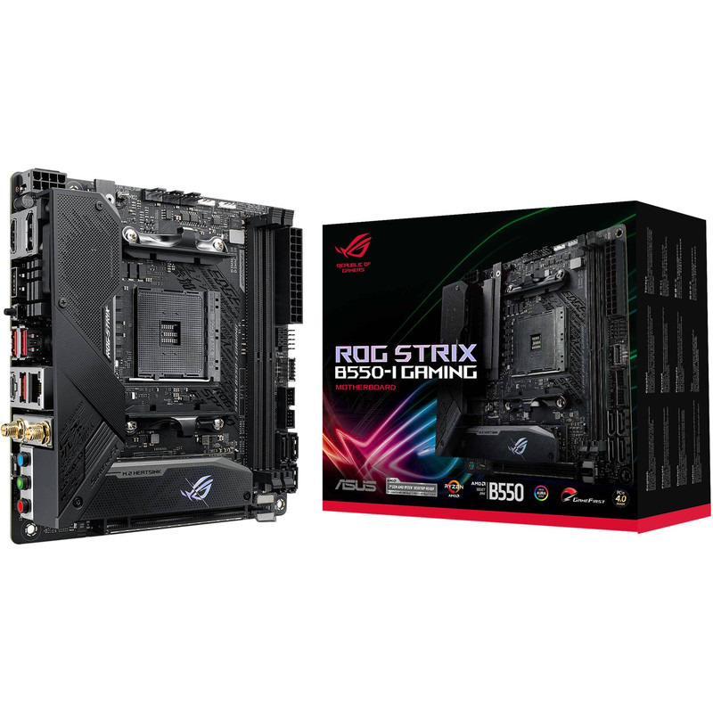 Asus ROG STRIX B550I - DDR4 AM4 Mini-ITX AMD Motherboard - اللوحة الأم
